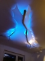 Zweiglicht mitHintergrund, blau und 2. aktiven Spot